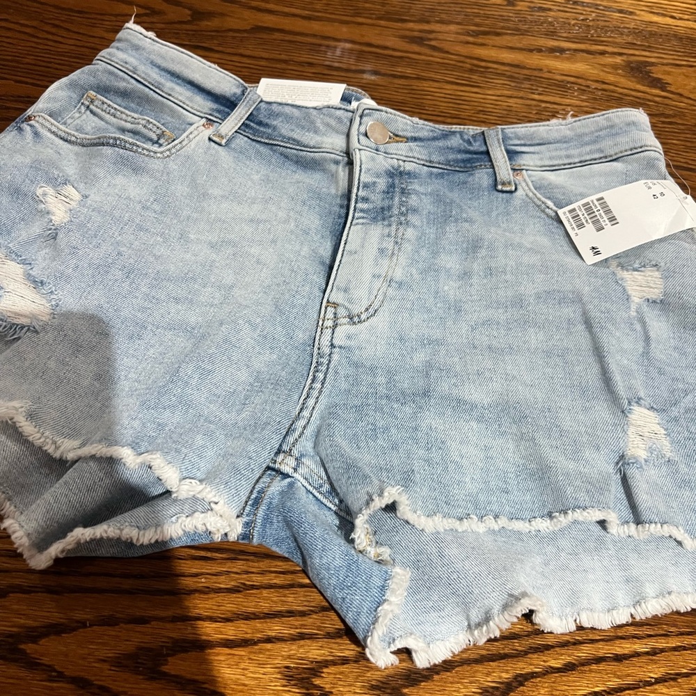 Denim shorts